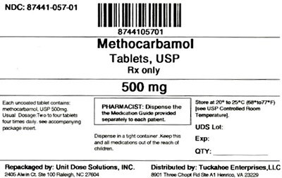 Methocarbamol 500 mg (8744105701 Methocarbamol 500 mg)